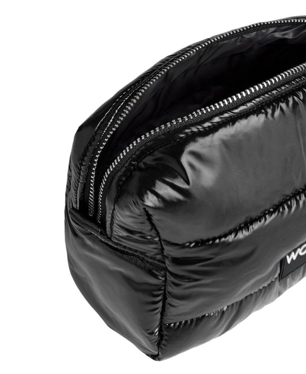 Glossy toilettaske - sort